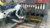 Střetnutí pracovního vlaku (PMD) s osobním automobilem v Golčově Jeníkově, 21. 3. 2016, foto: Drážní inspekce